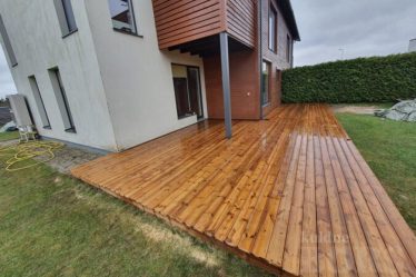 Terrasse bois sur plot